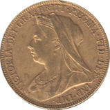 1896 GOLD SOVEREIGN ( GVF ) - SOVEREIGN - Cambridgeshire Coins