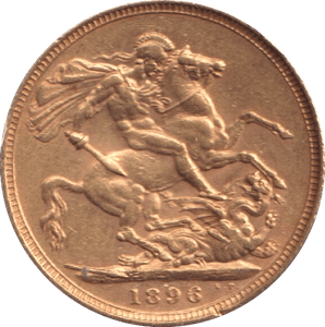 1896 GOLD SOVEREIGN ( GVF ) - Sovereign - Cambridgeshire Coins