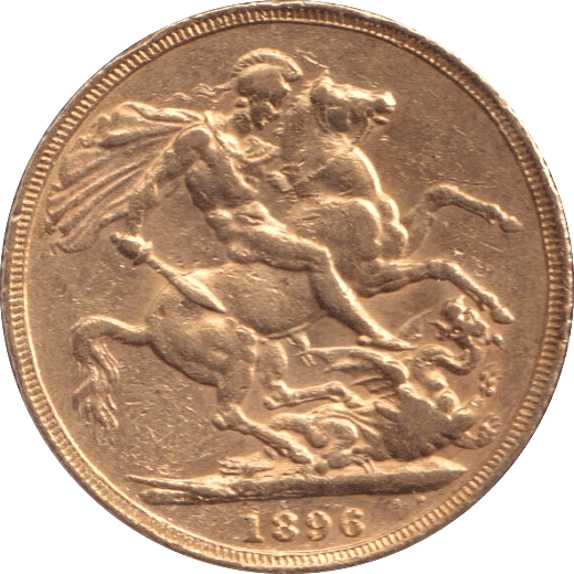 1896 GOLD SOVEREIGN ( GVF ) - SOVEREIGN - Cambridgeshire Coins