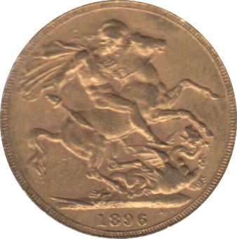 1896 GOLD SOVEREIGN ( GVF ) - SOVEREIGN - Cambridgeshire Coins