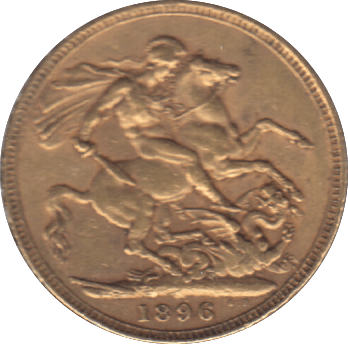 1896 GOLD SOVEREIGN ( VF ) - SOVEREIGN - Cambridgeshire Coins