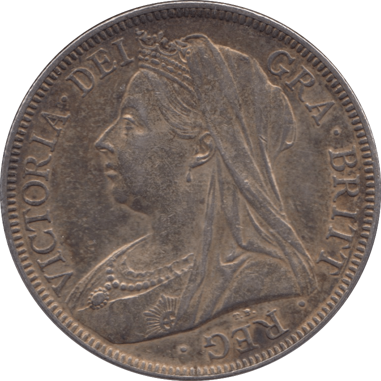 1896 HALFCROWN ( AUNC ) - Halfcrown - Cambridgeshire Coins