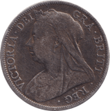 1896 HALFCROWN ( FINE ) - HALFCROWN - Cambridgeshire Coins