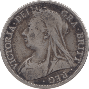 1896 HALFCROWN ( FINE ) - Halfcrown - Cambridgeshire Coins