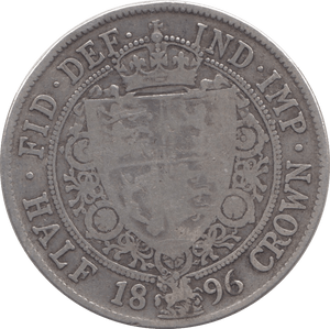 1896 HALFCROWN ( FINE ) - HALFCROWN - Cambridgeshire Coins