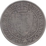 1896 HALFCROWN ( FINE ) - HALFCROWN - Cambridgeshire Coins