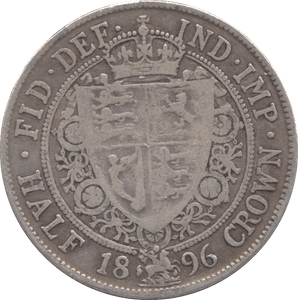 1896 HALFCROWN ( FINE ) - HALFCROWN - Cambridgeshire Coins