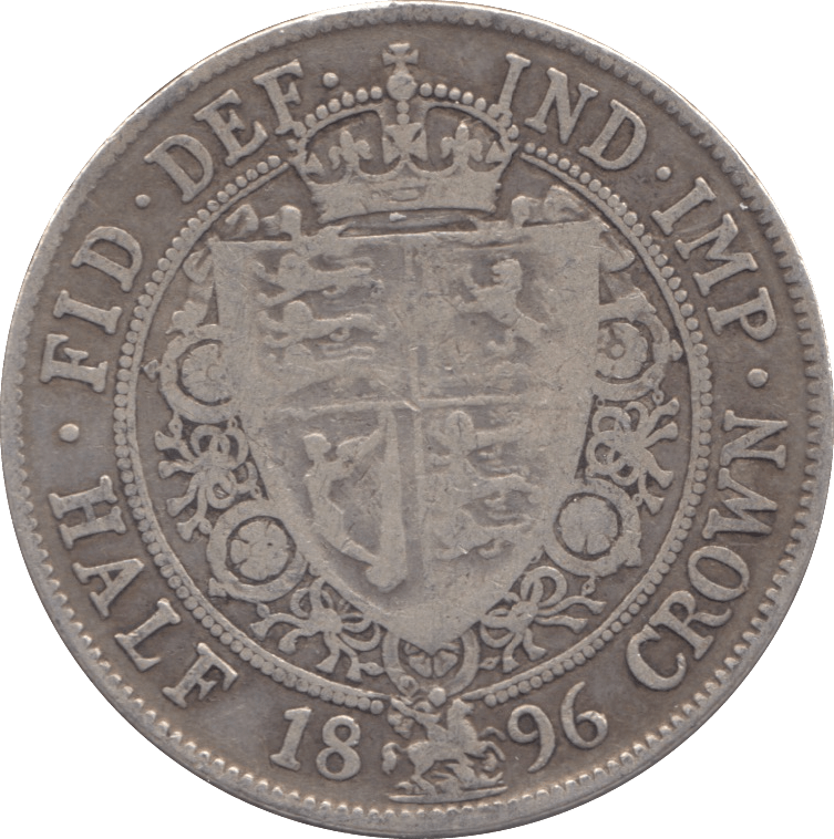 1896 HALFCROWN ( FINE ) - HALFCROWN - Cambridgeshire Coins