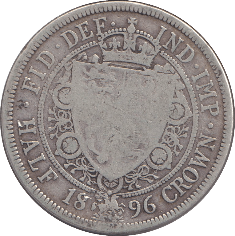 1896 HALFCROWN ( FINE ) - HALFCROWN - Cambridgeshire Coins