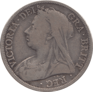 1896 HALFCROWN ( FINE ) - Halfcrown - Cambridgeshire Coins