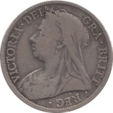 1896 HALFCROWN ( FINE ) - Halfcrown - Cambridgeshire Coins