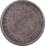 1896 HALFCROWN ( FINE ) - HALFCROWN - Cambridgeshire Coins