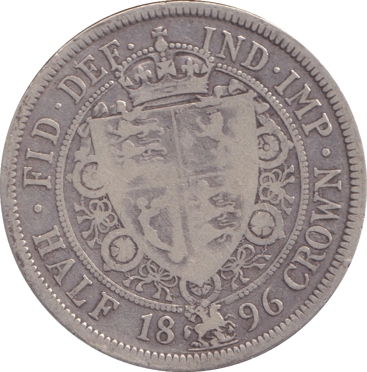 1896 HALFCROWN ( FINE ) - HALFCROWN - Cambridgeshire Coins