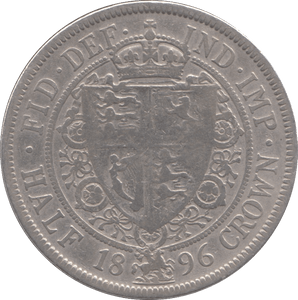 1896 HALFCROWN ( FINE ) - HALFCROWN - Cambridgeshire Coins