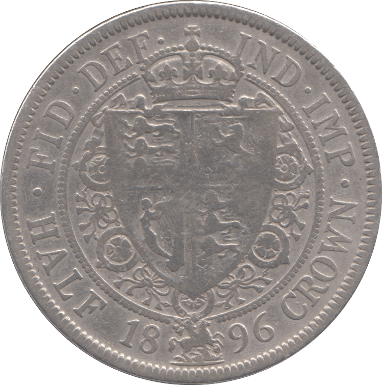 1896 HALFCROWN ( FINE ) - HALFCROWN - Cambridgeshire Coins