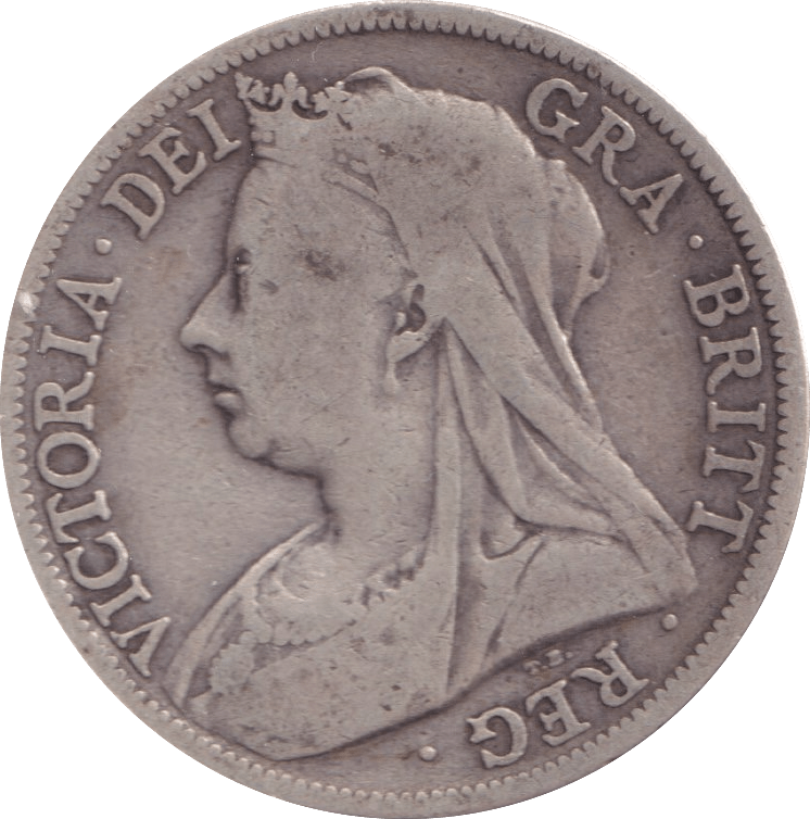 1896 HALFCROWN ( FINE ) - Halfcrown - Cambridgeshire Coins