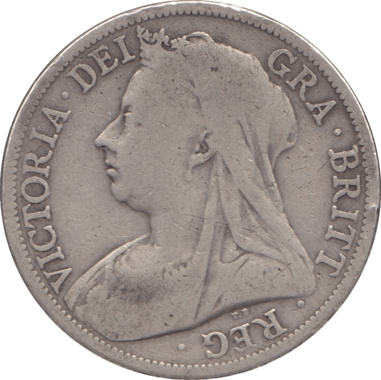 1896 HALFCROWN ( FINE ) - Halfcrown - Cambridgeshire Coins