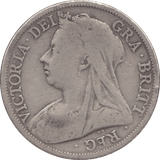 1896 HALFCROWN ( FINE ) - Halfcrown - Cambridgeshire Coins