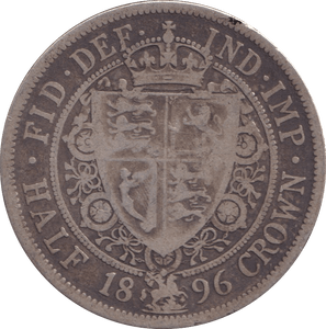 1896 HALFCROWN ( FINE ) - HALFCROWN - Cambridgeshire Coins