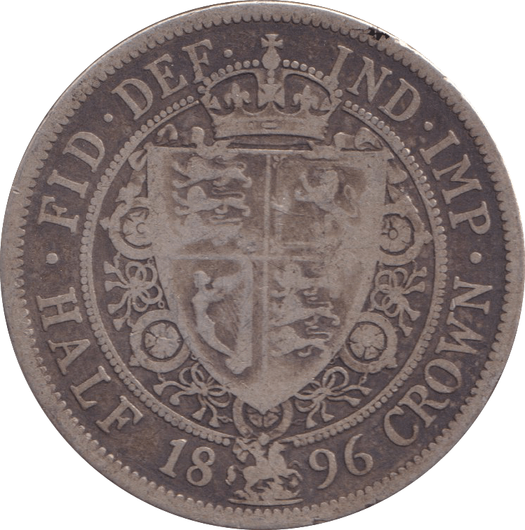 1896 HALFCROWN ( FINE ) - HALFCROWN - Cambridgeshire Coins