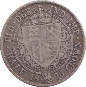 1896 HALFCROWN ( FINE ) - WORLD COINS - Cambridgeshire Coins