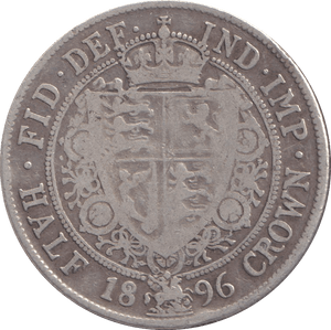 1896 HALFCROWN ( FINE ) - WORLD COINS - Cambridgeshire Coins