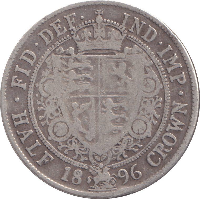 1896 HALFCROWN ( FINE ) - WORLD COINS - Cambridgeshire Coins