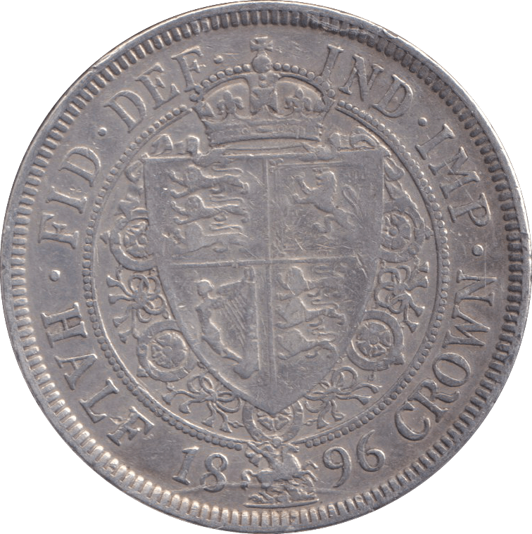 1896 HALFCROWN ( GF ) - HALFCROWN - Cambridgeshire Coins