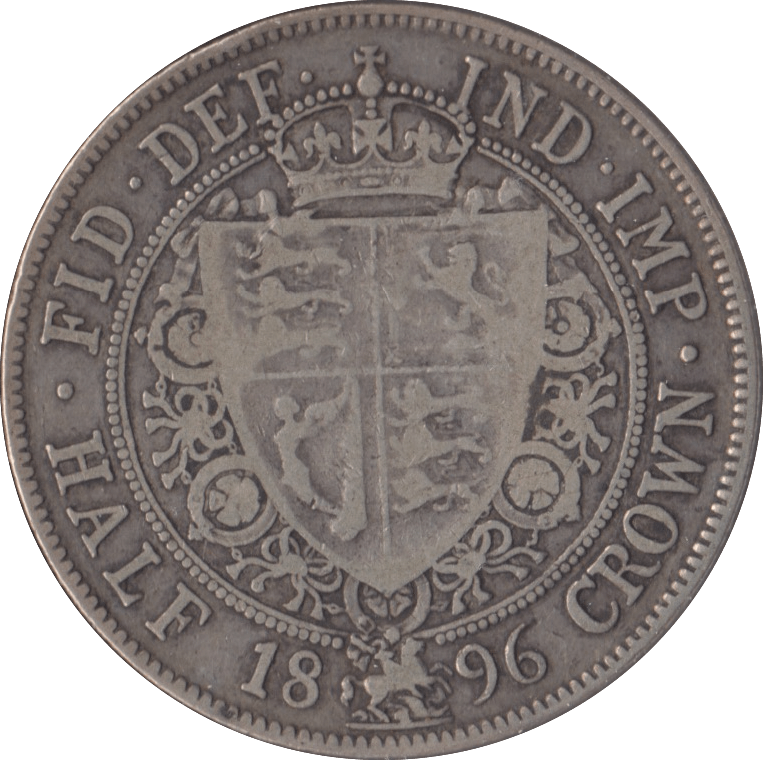 1896 HALFCROWN ( GF ) - Halfcrown - Cambridgeshire Coins