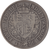 1896 HALFCROWN ( GF ) - Halfcrown - Cambridgeshire Coins
