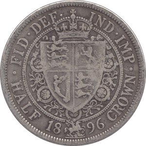 1896 HALFCROWN ( GF ) - HALFCROWN - Cambridgeshire Coins