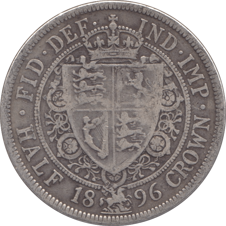 1896 HALFCROWN ( GF ) - HALFCROWN - Cambridgeshire Coins
