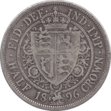 1896 HALFCROWN ( GF ) - HALFCROWN - Cambridgeshire Coins