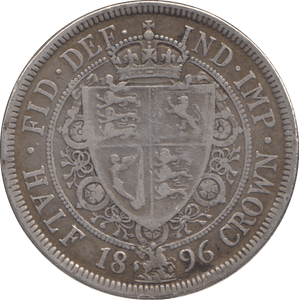 1896 HALFCROWN ( GF ) - Halfcrown - Cambridgeshire Coins