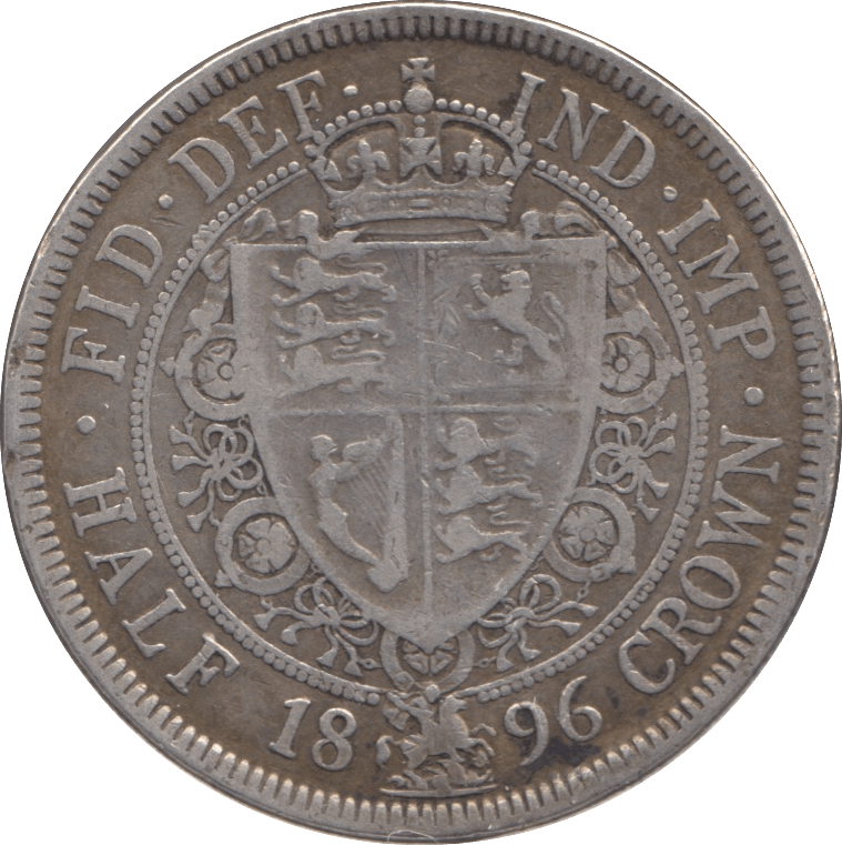 1896 HALFCROWN ( GF ) - Halfcrown - Cambridgeshire Coins