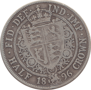 1896 HALFCROWN ( GF ) - HALFCROWN - Cambridgeshire Coins