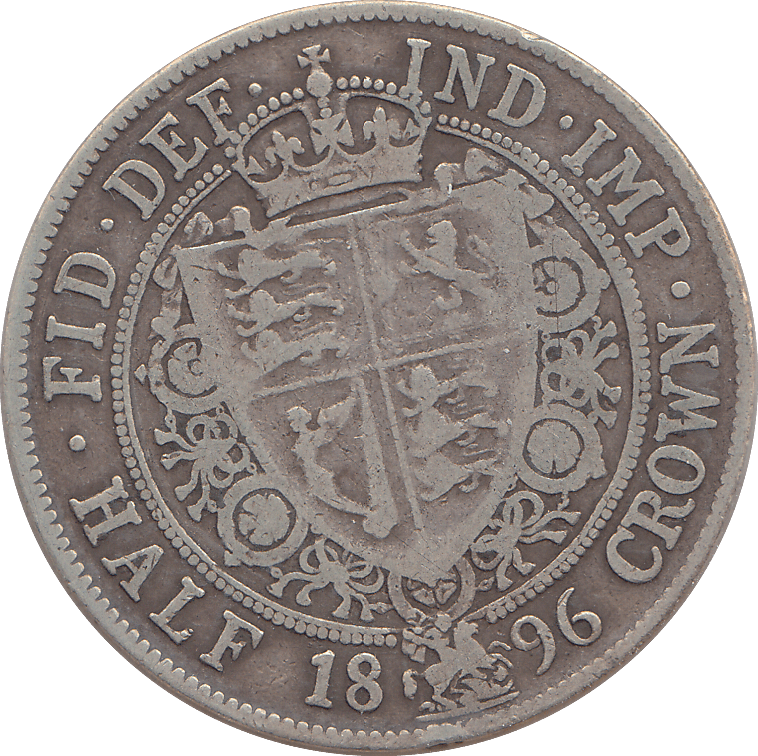 1896 HALFCROWN ( GF ) - HALFCROWN - Cambridgeshire Coins