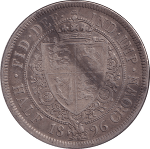 1896 HALFCROWN ( GF ) - HALFCROWN - Cambridgeshire Coins