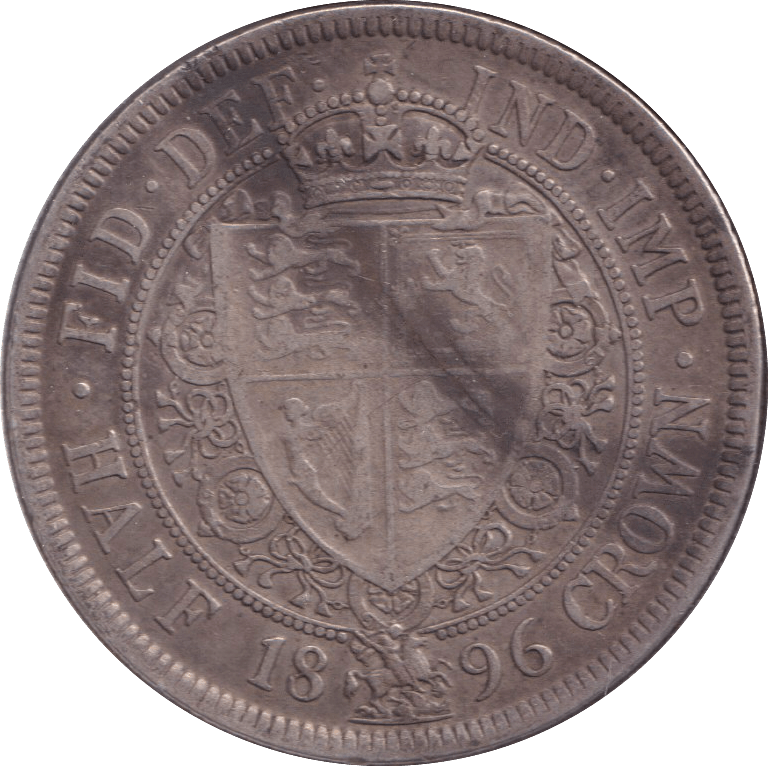 1896 HALFCROWN ( GF ) - HALFCROWN - Cambridgeshire Coins