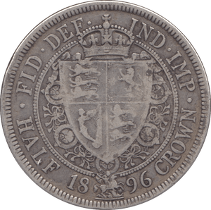 1896 HALFCROWN ( GF ) - HALFCROWN - Cambridgeshire Coins