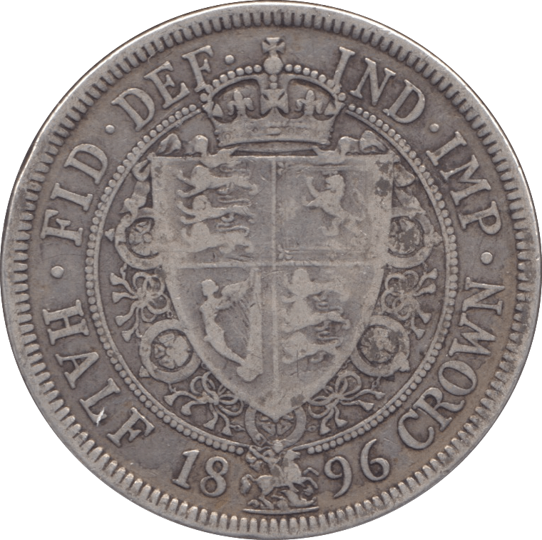 1896 HALFCROWN ( GF ) - HALFCROWN - Cambridgeshire Coins