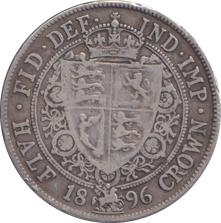1896 HALFCROWN ( GF ) - HALFCROWN - Cambridgeshire Coins