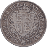 1896 HALFCROWN ( GF ) - HALFCROWN - Cambridgeshire Coins