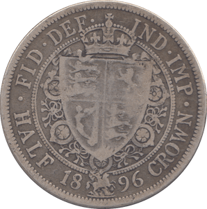 1896 HALFCROWN ( GF ) - HALFCROWN - Cambridgeshire Coins