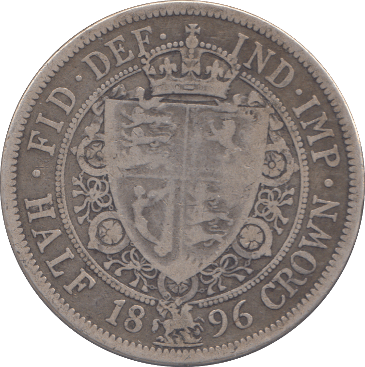 1896 HALFCROWN ( GF ) - HALFCROWN - Cambridgeshire Coins