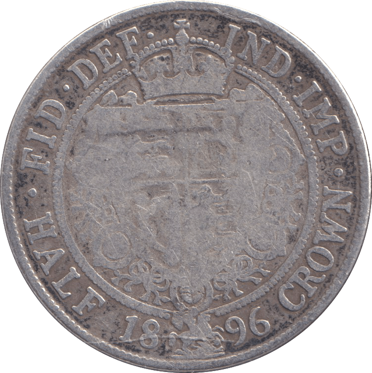 1896 HALFCROWN ( NF ) - HALFCROWN - Cambridgeshire Coins