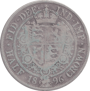 1896 HALFCROWN ( NF ) - HALFCROWN - Cambridgeshire Coins