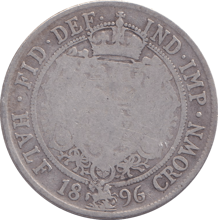 1896 HALFCROWN ( NF ) - HALFCROWN - Cambridgeshire Coins