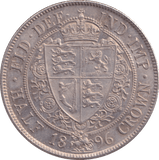 1896 HALFCROWN ( UNC ) - HALFCROWN - Cambridgeshire Coins