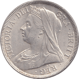 1896 HALFCROWN ( UNC ) - HALFCROWN - Cambridgeshire Coins